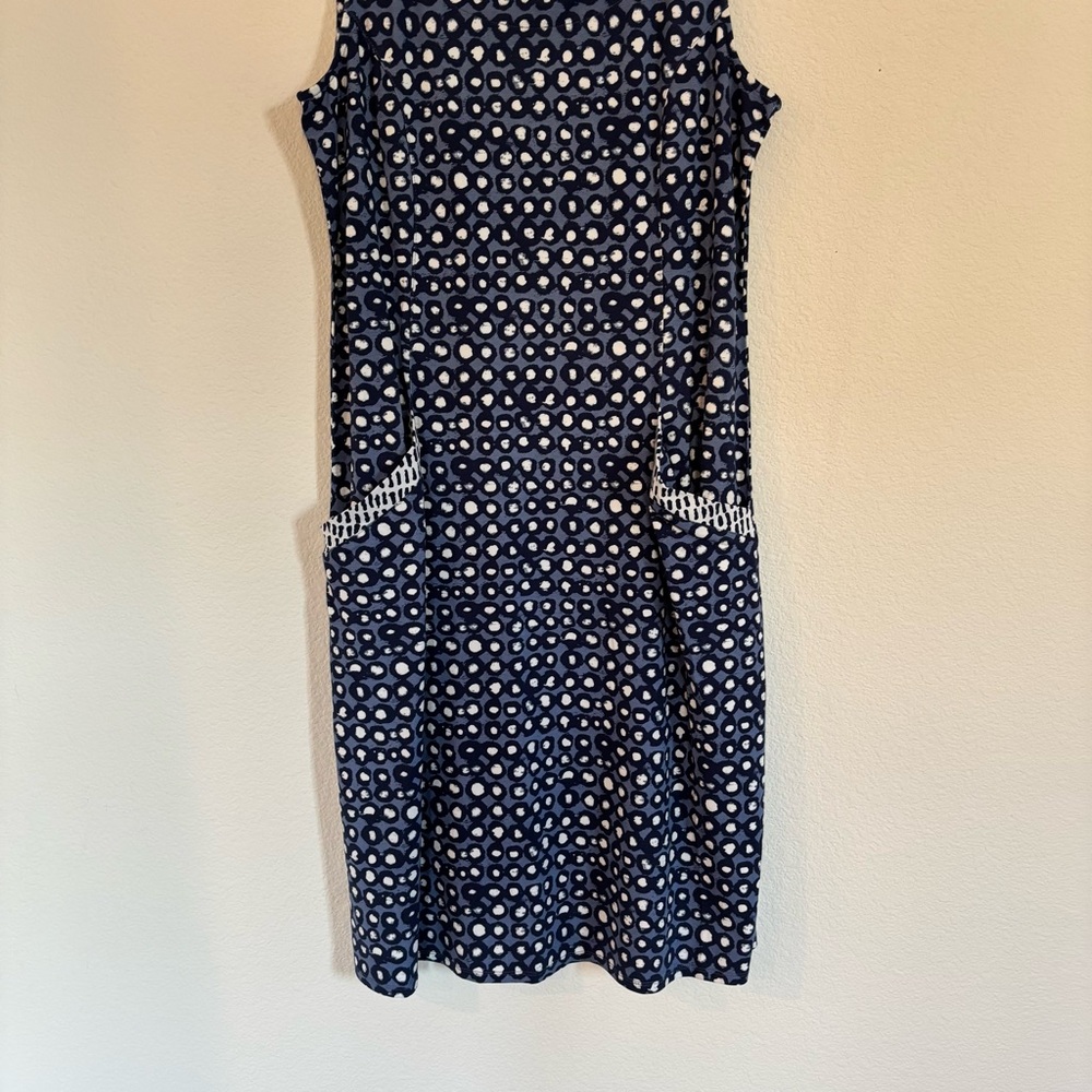 Habitat Swing Pocket Dress Navy Dot NWT - Picture 5 of 10